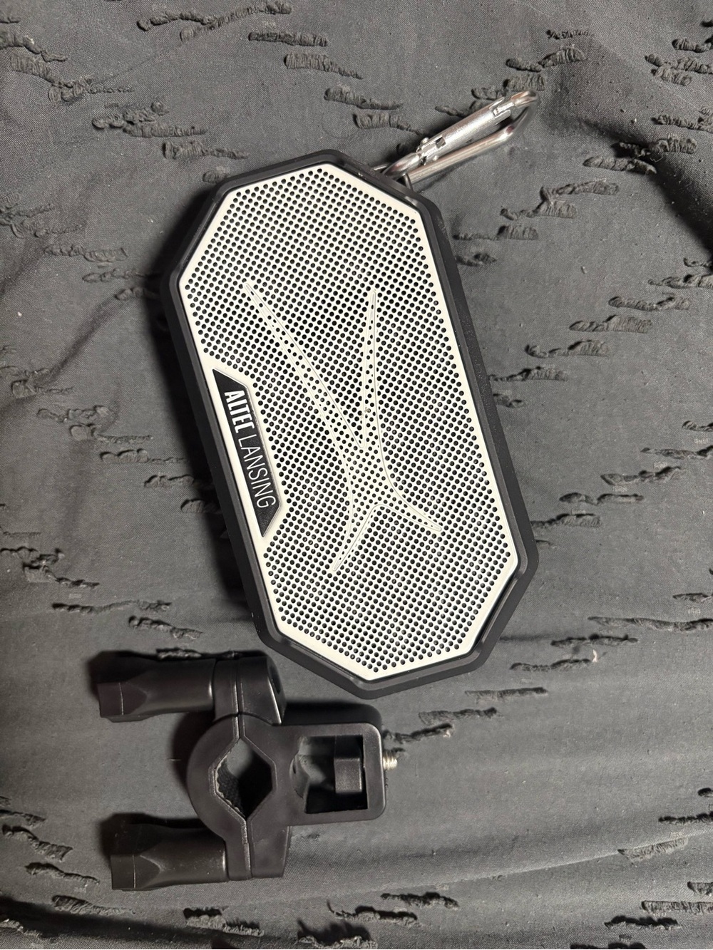 Altec Lansing Portable Bluetooth Speaker in Black + Silver